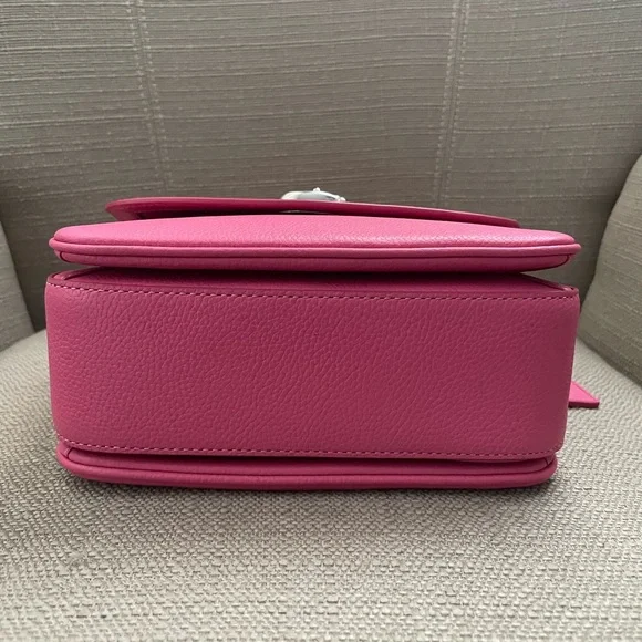 Coach Cassie Crossbody 19 With Heart Strap In Petunia with pins and rivets NWT - Picture 8 of 16